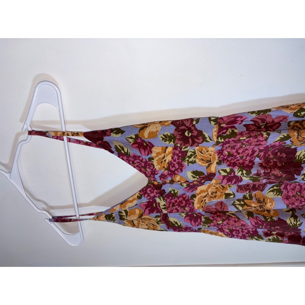 Auguste Selena Marguerite Floral Midi Dress Sz 4 Tiered Strappy Sundress - Picture 6 of 10
